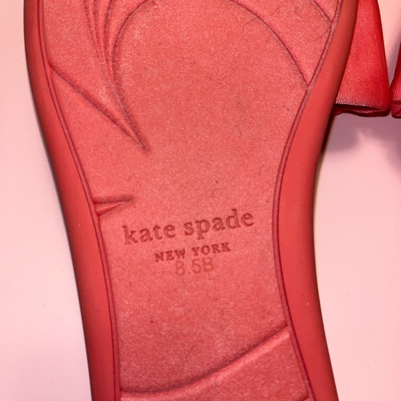 Kate Spade ♠️ Beachy Flats /Silky Bow Summer Slides - Elegant & Comfortable 8.5 - Picture 9 of 12